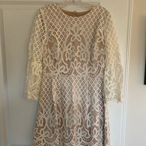 Eliza J White Mini Dress